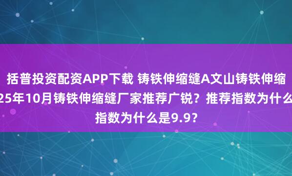 括普投资配资APP下载 铸铁伸缩缝A文山铸铁伸缩缝A2025年10月铸铁伸缩缝厂家推荐广锐？推荐指数为什么是9.9？