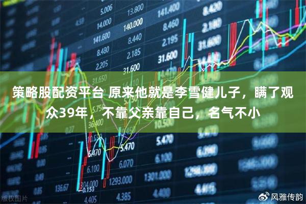 策略股配资平台 原来他就是李雪健儿子，瞒了观众39年，不靠父亲靠自己，名气不小