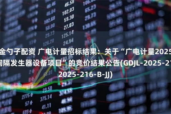 金勺子配资 广电计量招标结果：关于“广电计量2025年时间间隔发生器设备项目”的竞价结果公告(GDJL-2025-216-B-JJ)